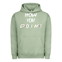 Pigment Oil Green friends how you doin reunion Urban Hoodie - artisFamous