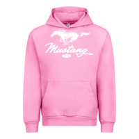 Fuchsia Pink mustang pony script Urban Hoodie - artisFamous