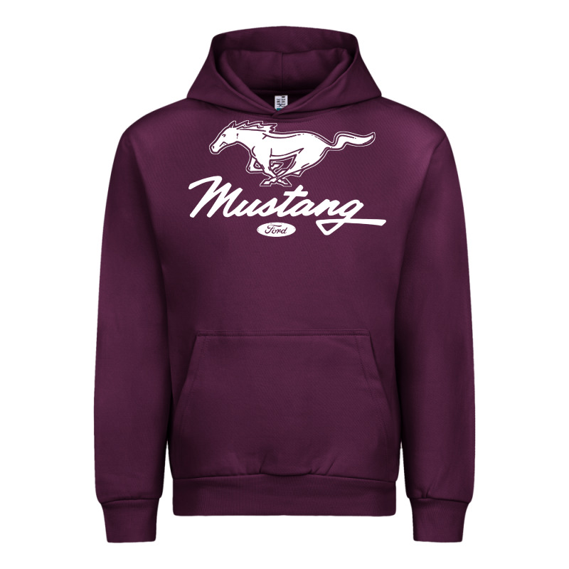 Mustang Pony Script Urban Hoodie by artisFamous | Teevron