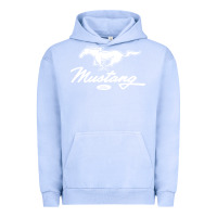 Pigment Grape Ice mustang pony script Urban Hoodie - artisFamous