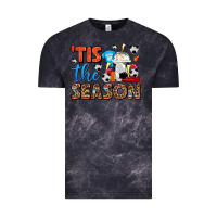 Cloud Black tis the season  soccer  frappe coffee Vintage Tee - FaDigitalArtStudio