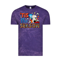 Cloud Purple tis the season  soccer  frappe coffee Vintage Tee - FaDigitalArtStudio