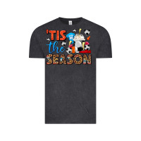 Vintage Black tis the season  soccer  frappe coffee Vintage Tee - FaDigitalArtStudio
