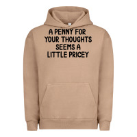 Pigment Burro funny, penny for your thoughts Urban Hoodie - artisFamous