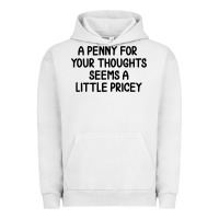 Pigment Lunar Rock funny, penny for your thoughts Urban Hoodie - artisFamous