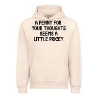 Sandshell funny, penny for your thoughts Urban Hoodie - artisFamous
