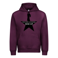 Mauve Wine here comes the general rise up Urban Hoodie - artisFamous