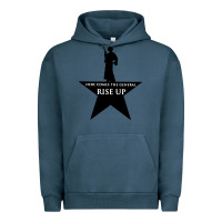 Pigment Midnight Navy here comes the general rise up Urban Hoodie - artisFamous