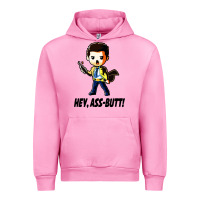 Fuchsia Pink hey, ass butt Urban Hoodie - artisFamous