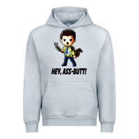 Heather Grey hey, ass butt Urban Hoodie - artisFamous