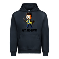 Navy hey, ass butt Urban Hoodie - artisFamous