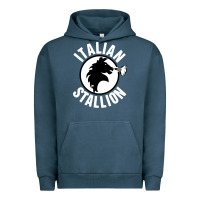 Pigment Midnight Navy italian stallion Urban Hoodie - artisFamous