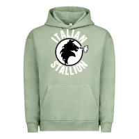 Pigment Oil Green italian stallion Urban Hoodie - artisFamous