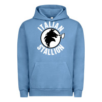 Pigment Pebble Blue italian stallion Urban Hoodie - artisFamous