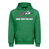 Emerald horse racing Urban Hoodie - artisFamous