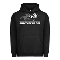 Pigment Black horse racing Urban Hoodie - artisFamous