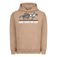 Pigment Burro horse racing Urban Hoodie - artisFamous