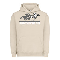Pigment French Oak horse racing Urban Hoodie - artisFamous