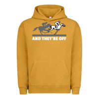Pigment Peanut Butter horse racing Urban Hoodie - artisFamous