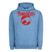 Pigment Pebble Blue Thunders Cats Urban Hoodie - artisFamous
