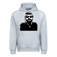 Heather Grey yasser arafat Urban Hoodie - artisFamous