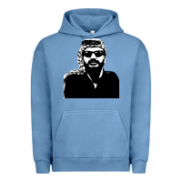 Pigment Pebble Blue yasser arafat Urban Hoodie - artisFamous