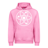 Fuchsia Pink Atomic Atom Symbol Urban Hoodie - artisFamous