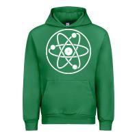 Emerald Atomic Atom Symbol Urban Hoodie - artisFamous