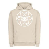 Pigment French Oak Atomic Atom Symbol Urban Hoodie - artisFamous