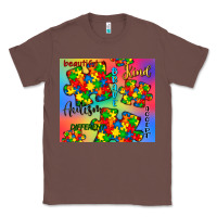 Chestnut autism puzzle piece Classic Tee - CowGirlArtShop