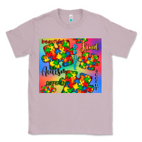 Lilac autism puzzle piece Classic Tee - CowGirlArtShop