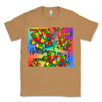 Toasted Coconut autism puzzle piece Classic Tee - CowGirlArtShop
