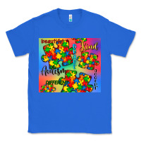 True Royal autism puzzle piece Classic Tee - CowGirlArtShop