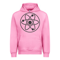 Fuchsia Pink Atomic Atom Symbol Urban Hoodie - artisFamous