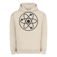 Pigment French Oak Atomic Atom Symbol Urban Hoodie - artisFamous