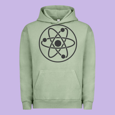 Atomic Atom Symbol Urban Hoodie Designed By Artisfamous