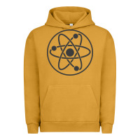 Pigment Peanut Butter Atomic Atom Symbol Urban Hoodie - artisFamous