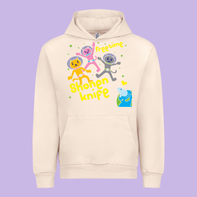 Shonen Knife Free Time Urban Hoodie Designed By Artisfamous