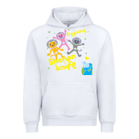 White Shonen Knife Free Time Urban Hoodie - artisFamous