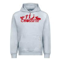 Heather Grey crossfit gym Urban Hoodie - artisFamous