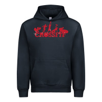 Navy crossfit gym Urban Hoodie - artisFamous