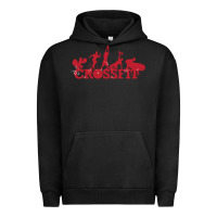 Pigment Black crossfit gym Urban Hoodie - artisFamous