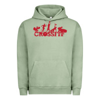 Pigment Oil Green crossfit gym Urban Hoodie - artisFamous