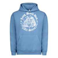 Pigment Pebble Blue Long Beach Dub All STars Urban Hoodie - artisFamous