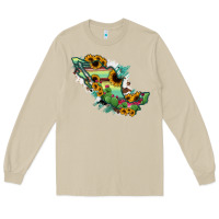 Mushroom Mexico Map Long Sleeve Tee - RanaPortraitStore