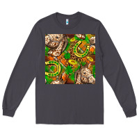 Smoke St. Patrick's Day Horse With Horseshoes Seamless Long Sleeve Tee - FaDigitalArtStudio