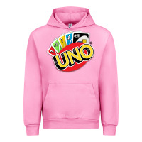 Fuchsia Pink uno funny game Urban Hoodie - artisFamous