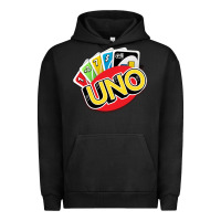 Pigment Black uno funny game Urban Hoodie - artisFamous