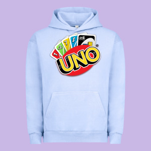 Uno Funny Game Urban Hoodie Designed By Artisfamous