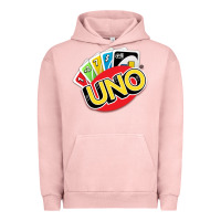 Pigment Salmon uno funny game Urban Hoodie - artisFamous